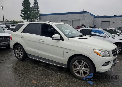 2012 Mercedes-Benz Ml 350 4Matic from USA, damaged, VIN 4JGDA5HB8CA032805